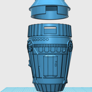 Escape Pod playset scaled for vintage Star Wars figures